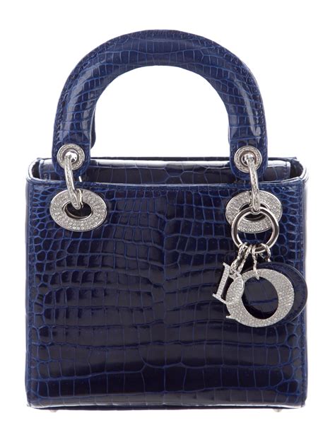 dark blue dior crocodile skin|Crocodile Leather .